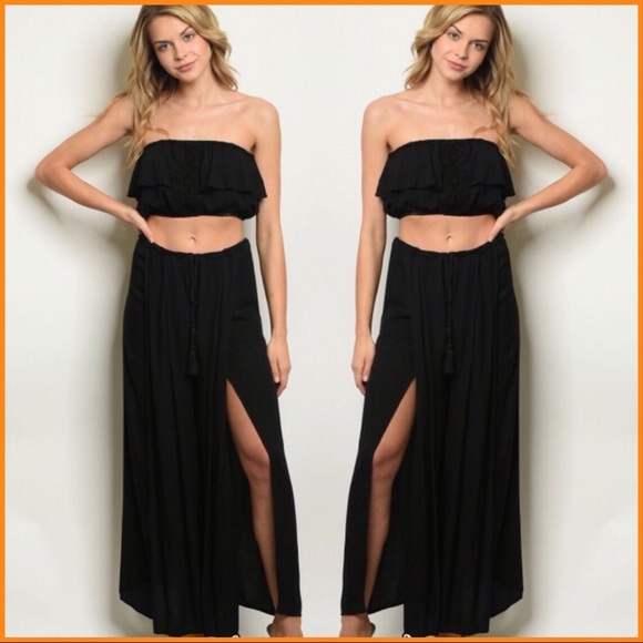 🌺Top & Slit Front Pants Set🌺 - Picture 3 of 5